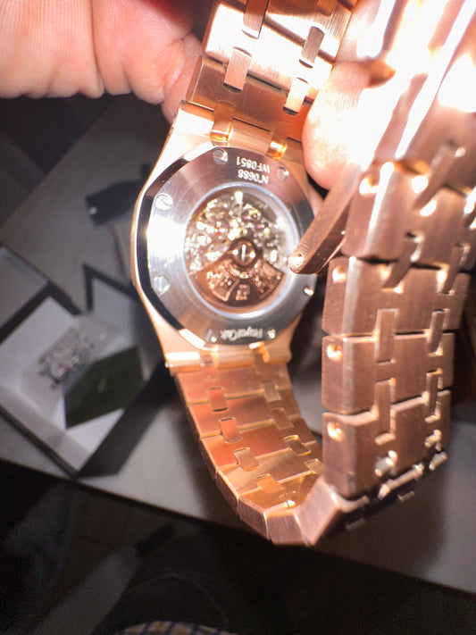 Skeleton AP Rose Gold