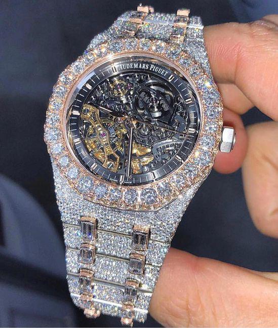 Black Dial Skeleton AP