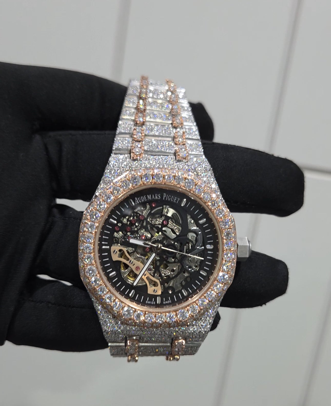 Black Dial Skeleton AP